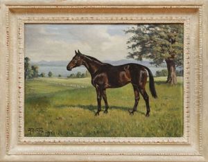 Dark Bay Mare by Franklin Brook Voss