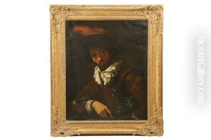 Portrait D'homme Dit Le Spadassin by Simon Vouet