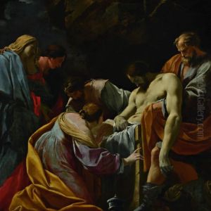 The Entombment by Simon Vouet