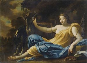 Diane Au Repos by Simon Vouet