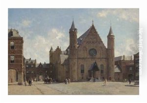October Morgen: The Ridderzaal In The Hague by Cornelis Vreedenburgh