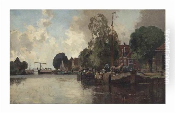 A Tranquil Morning Along A River - view 1