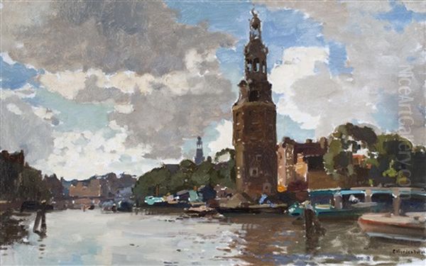 A Study Of The 'montelbaanstoren' In Amsterdam - view 1
