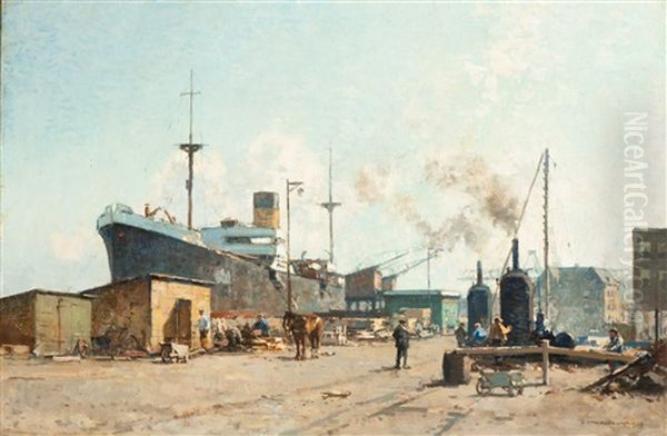 Moored Ship On The Sumatrakade, Amsterdam - view 1