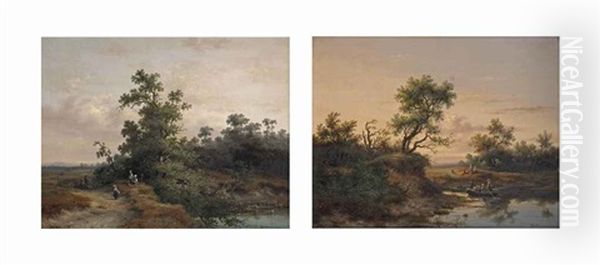 Paysage, Hollande (pair) - view 1