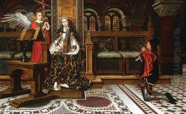 Saint Cecilia And Valerian From The Golden Legend - view 1