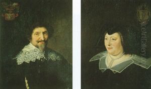 Portrait De Nicolas Le Camus by Abraham de Vries