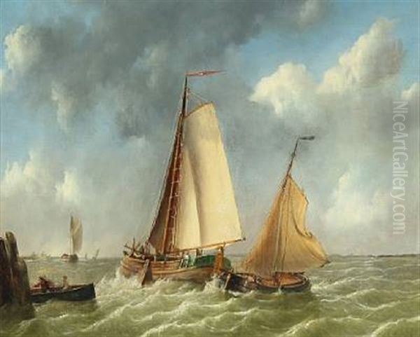 Wessels And Dinky In Rough Seas - view 1