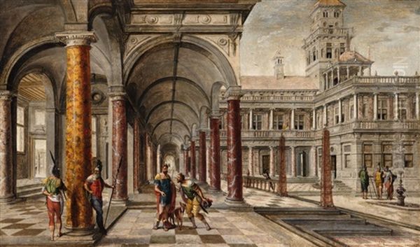 David Entrusting Uriah With The Letter To Joab - view 1
