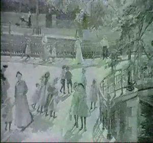 Children In A Park by Henriette de (Susanna Cornelia) Vries