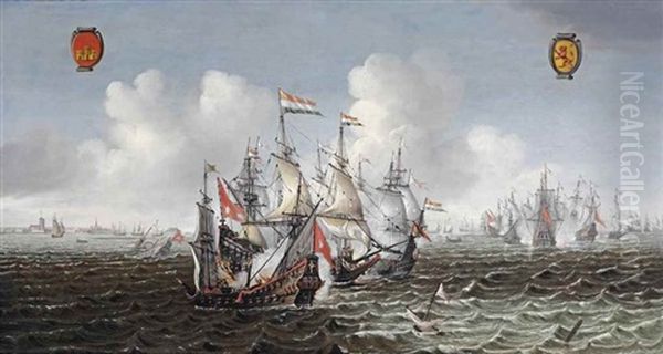 The Action Of 18 February 1639 Off Dunkirk - view 1
