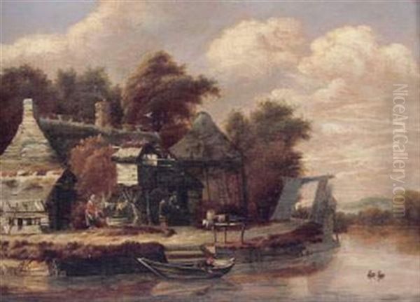 Paysage Fluvial Anime De Personnages - view 1