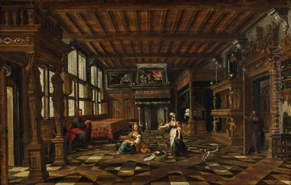 Interior With Christ In The House Of Martha And Maria - view 1