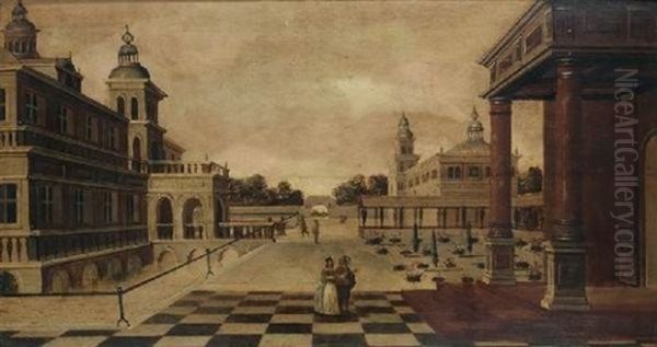 Personnages Dans Une Architecture Imaginaire - view 1