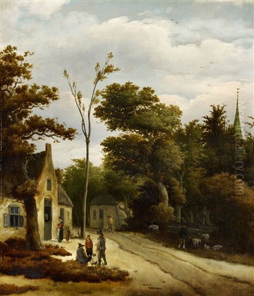 Landscape With A Woodland Path - view 1