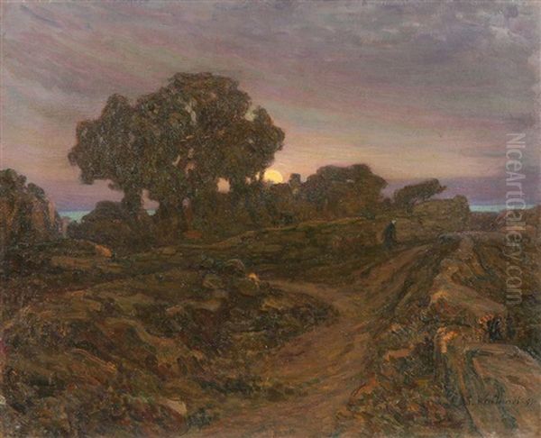 Sunset Over The Hilltop - view 1