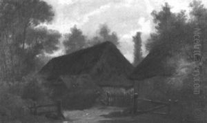 Ferme Pres De La Hougue Pres Dauville, Normandie by Francois Vuagnat