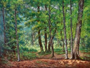 Sommerliche Waldlandschaft by Charles Vuagniaux
