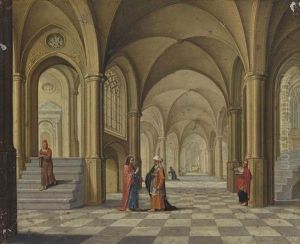 Le Christ Conversant Avec Un Docteur De La Loi by Jan van Vucht