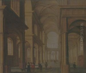 The Interior Of A Reformed Church, With A Beggar Soliciting Alms From An Elegant Company The Interior Of A Reformed Church, With A Beggar Soliciting Alms From An Elegant Company