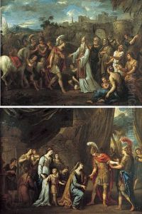 Alexandre Et La Famille De Darius (+ Alexandre Et Le Grand Pretre Jaddus; Pair)