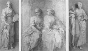 Allegorie Des Beaux Arts by Arnould De Vuez