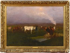 La Fin Du Jour by Felix Dominique De Vuillefroy