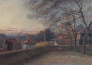 Die Esplanade Von Lausanne