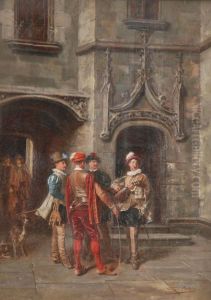 Minstrelsin A Courtyard
