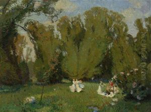 Picnic On The Grass by Edouard Vysekal