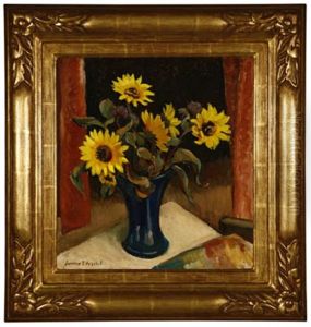 Sunflowers, Dusty Road Blooms