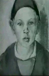 Boy With Cap (harold) by Luvena Vysekal