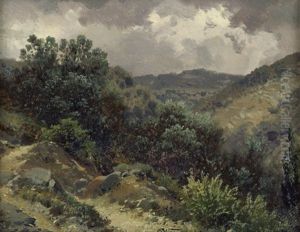 Gewitterstimmung In Sizilien by Adalbert Waagen