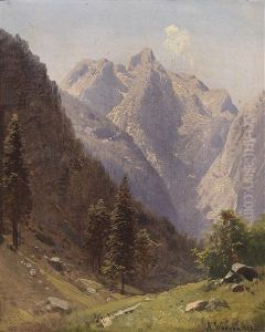 Zwei Ansichten Aus Den Berchtesgadener Alpen