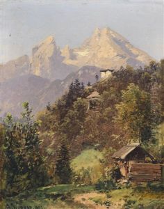 Drei Verschiedene Ansichten Aus Den Berchtesgadener Alpen (3 Works) by Adalbert Waagen