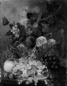Fruchtestilleben by Jan Van Der Waarden