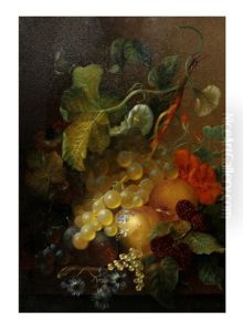 Still Life With Fruit by Jan Van Der Waarden