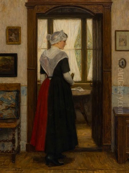 Interior With Orphan Girl - view 1