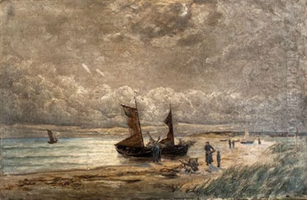 Netzboote Am Boddenstrand - view 1