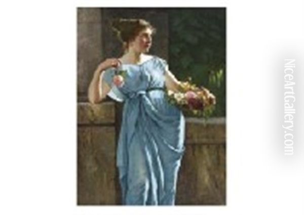 Elegant Lady In Blue - view 1