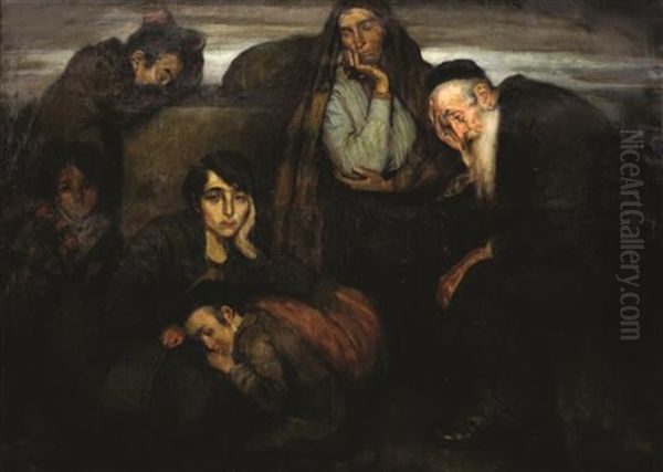 Figures In A Shtetl - view 1