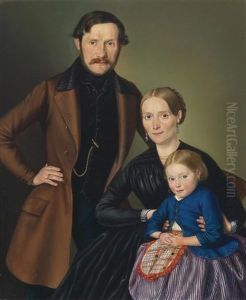 Familienportrait by Georg Wachter