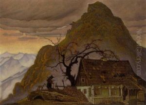 Herbstlicher Berg by Franz Wacik