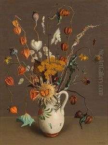 'herbststraus Mit Falter