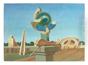 Ptolomaic Landscape by Edward Wadsworth