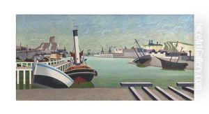 Imaginary Harbour I by Edward Wadsworth