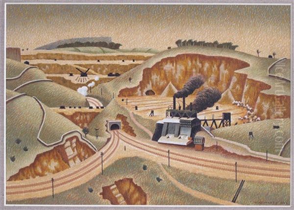 A Limestone Quarry - view 1