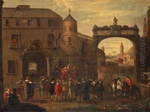 Figures Outside The City Gate thumbnail