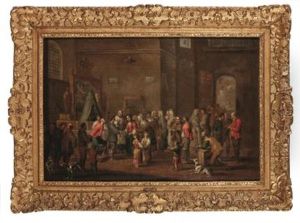 Scene De Mariage by Lucas Janszen de Wael