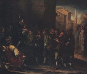 A Charlatan Performing In A Town